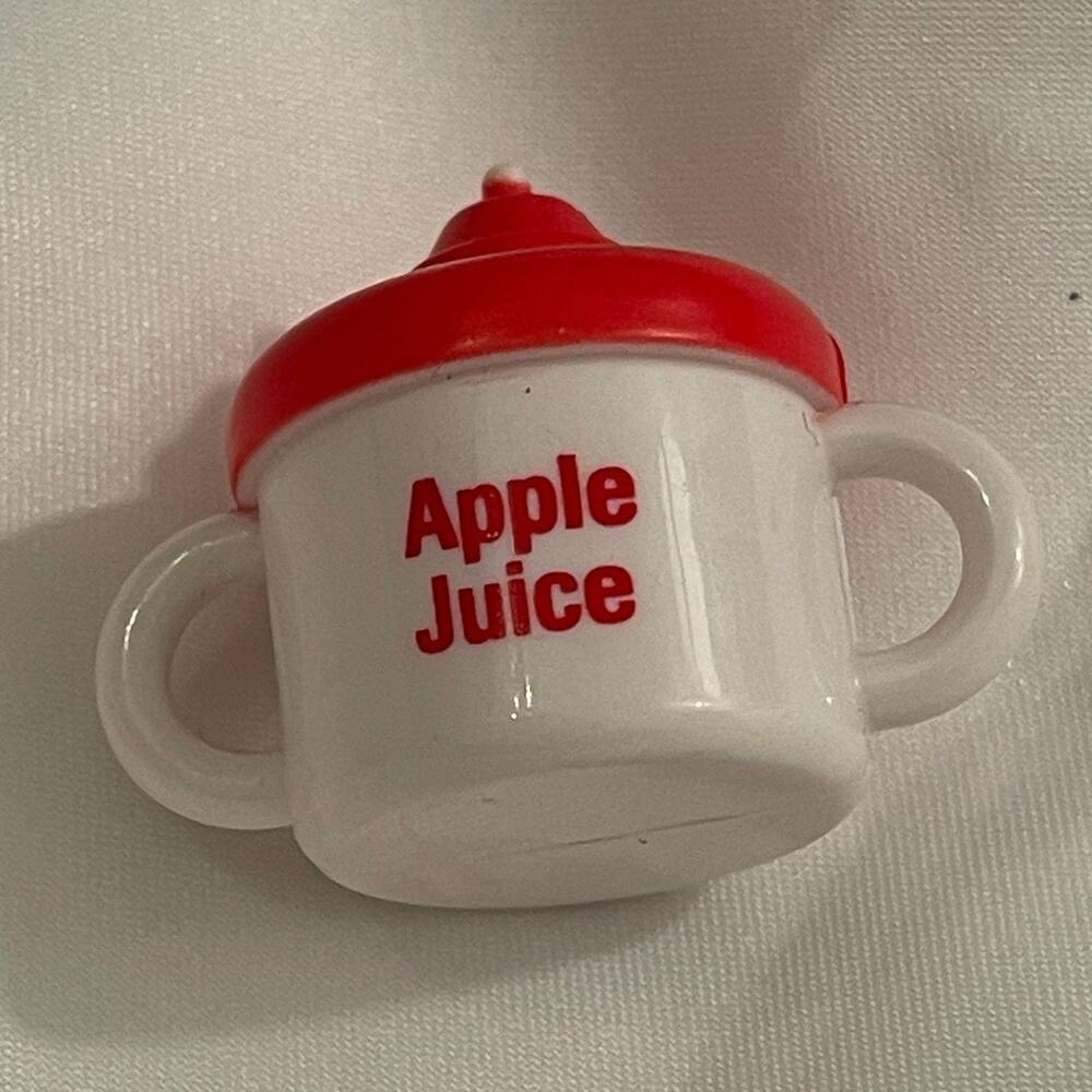 Miniture Baby Doll Toddler Apple Juice Sippie Cup